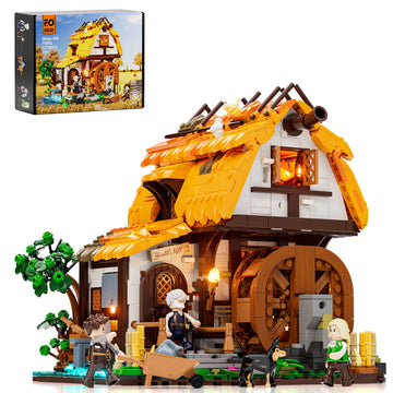 Medieval Water Mill 1278PCS