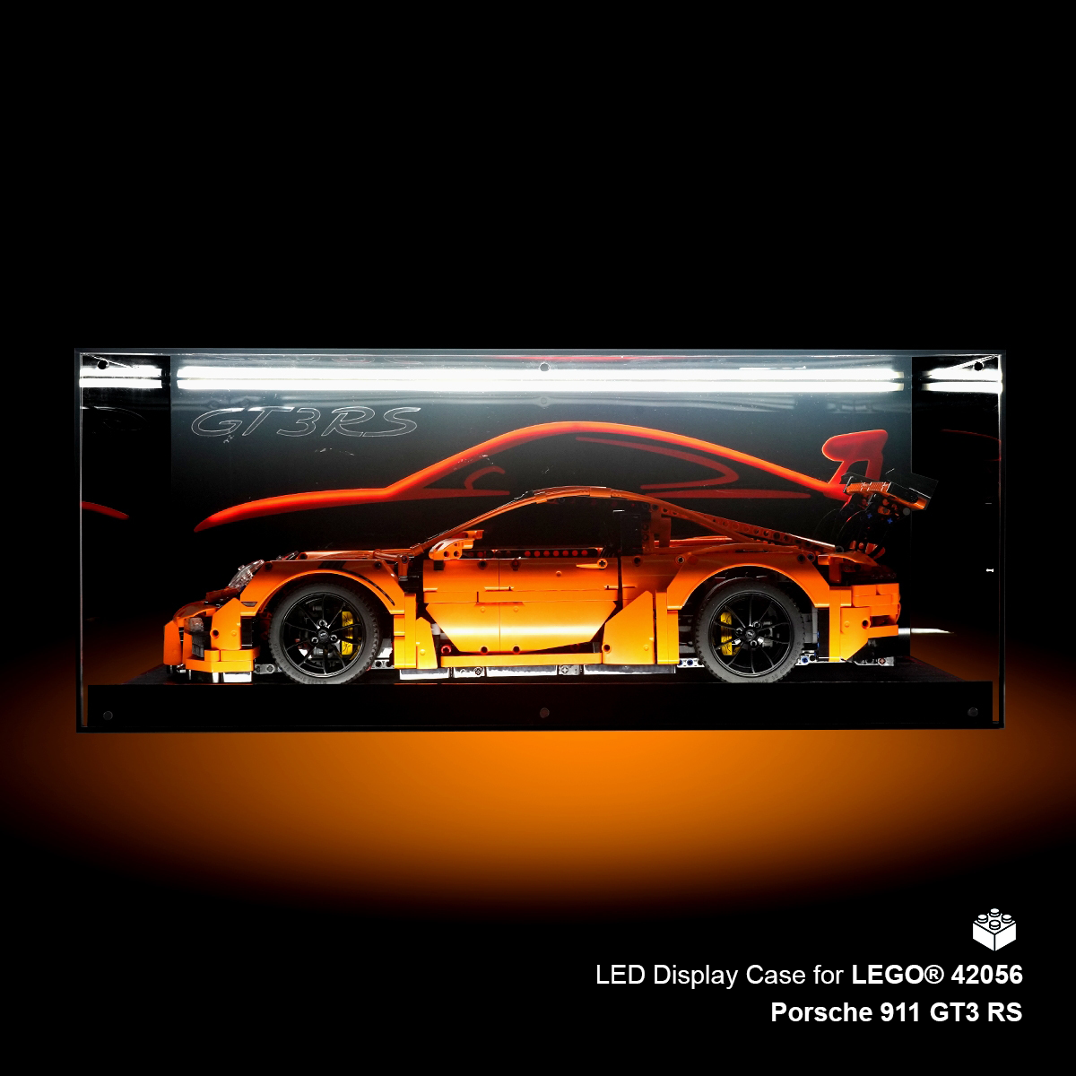 LED Display Case for Supercar Porsche 911 GT3 RS 42056 – Happy