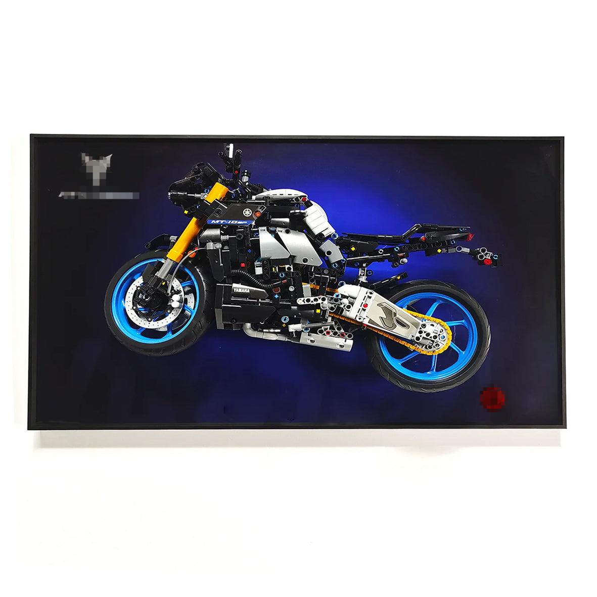 Wall Mount Display Frame for Technical Motorbike Model 42159