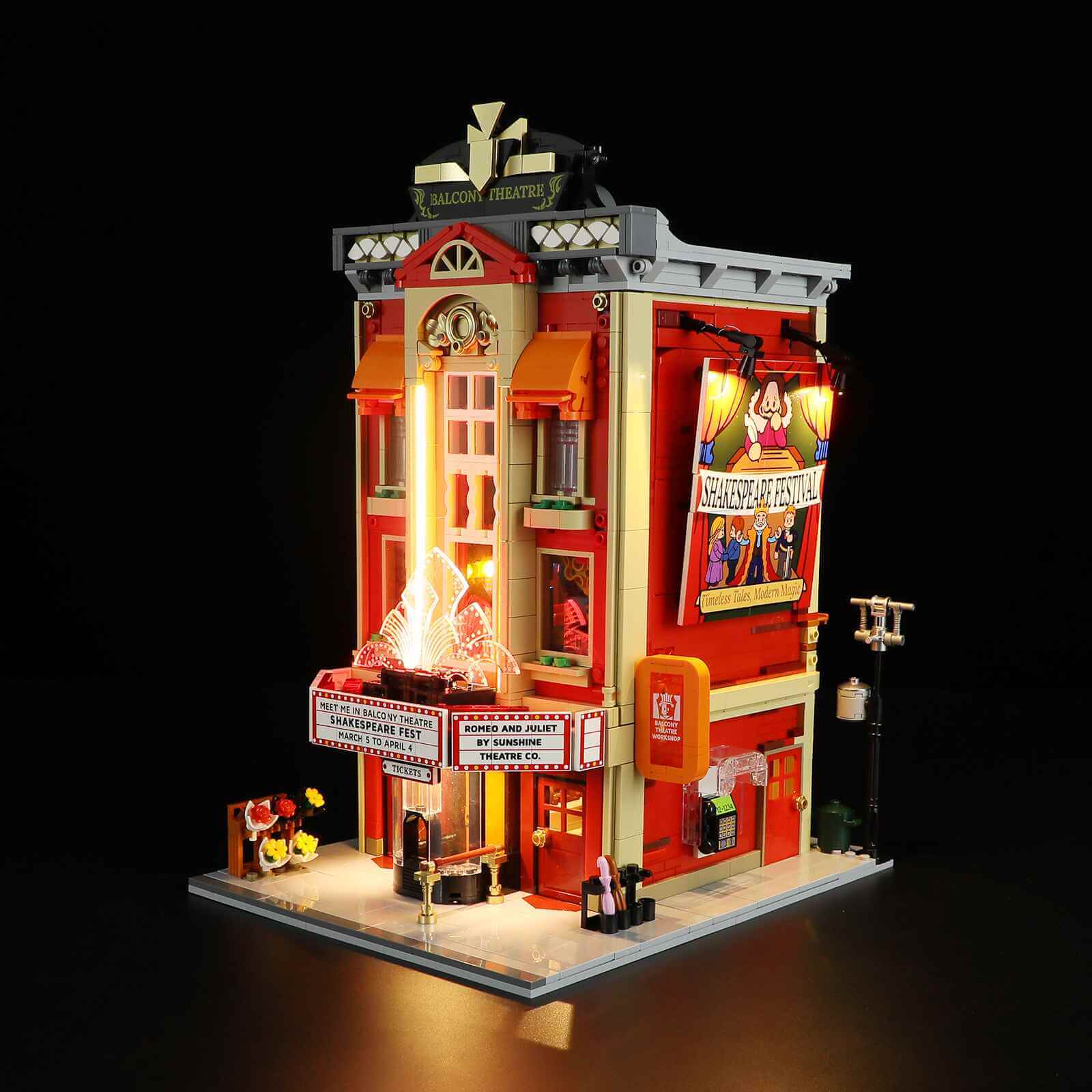 Balcony Theatre 2445PCS - Happy Brick Land