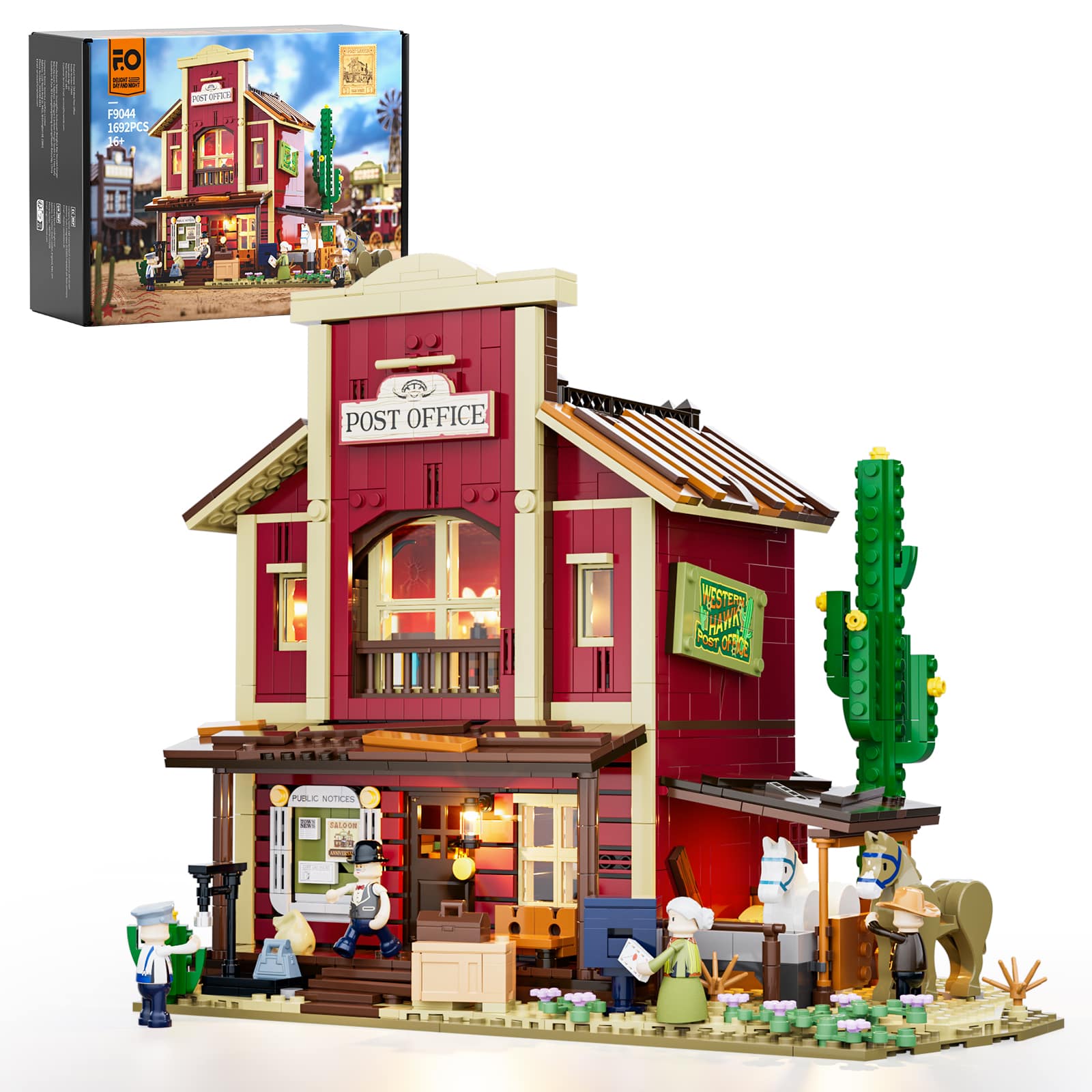 Old West Post Office 1692PCS