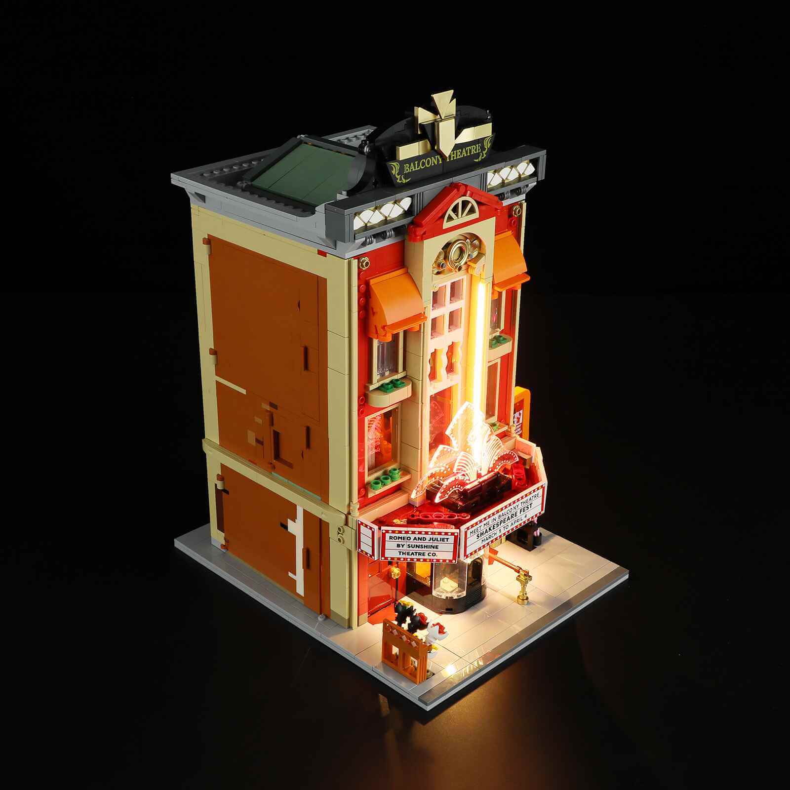 Balcony Theatre 2445PCS - Happy Brick Land
