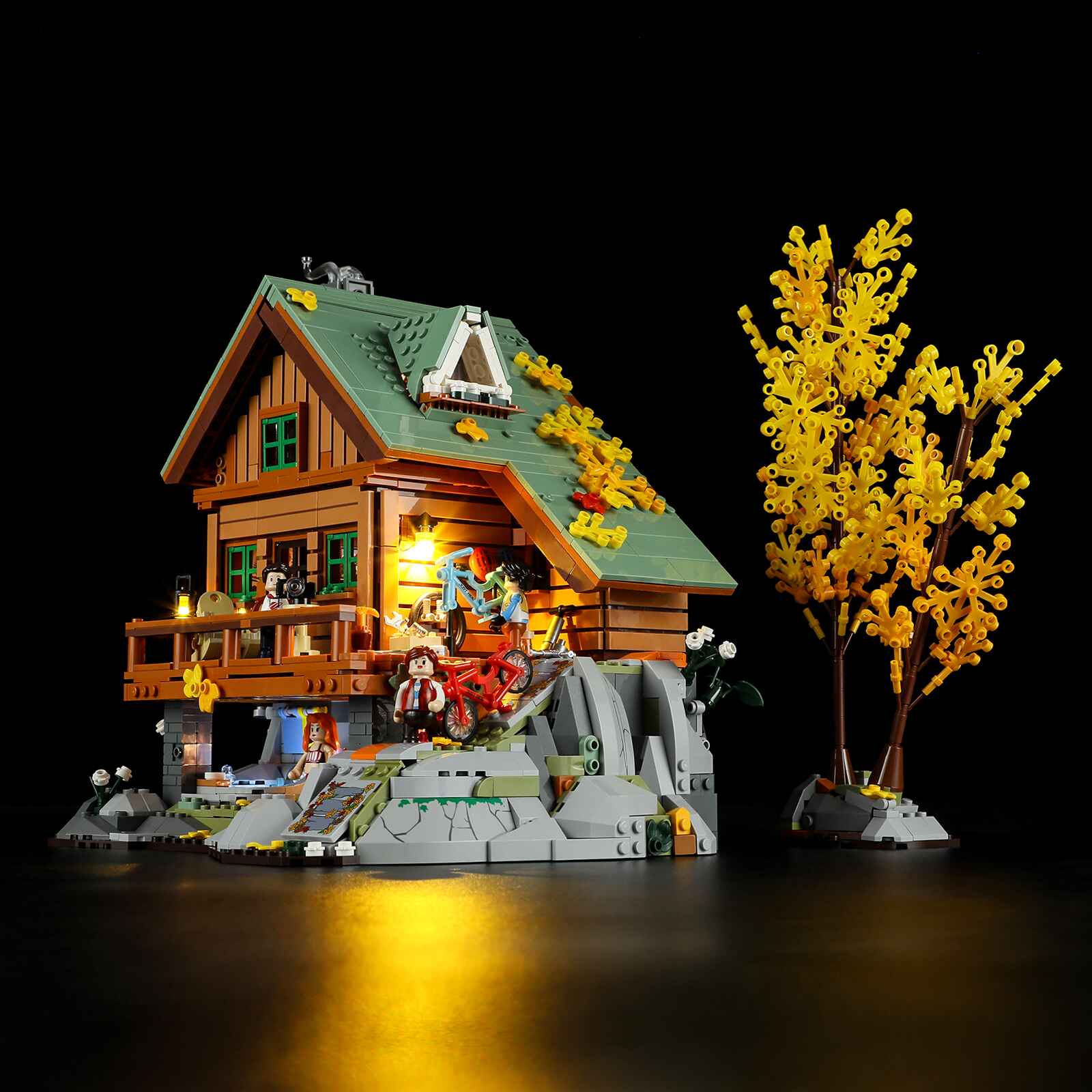 Mountain Cabin 2255PCS - Happy Brick Land 