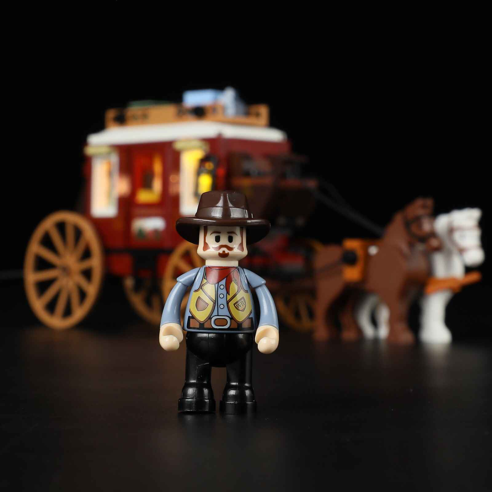 Western Stagecoach 293PCS - Happy Brick Land