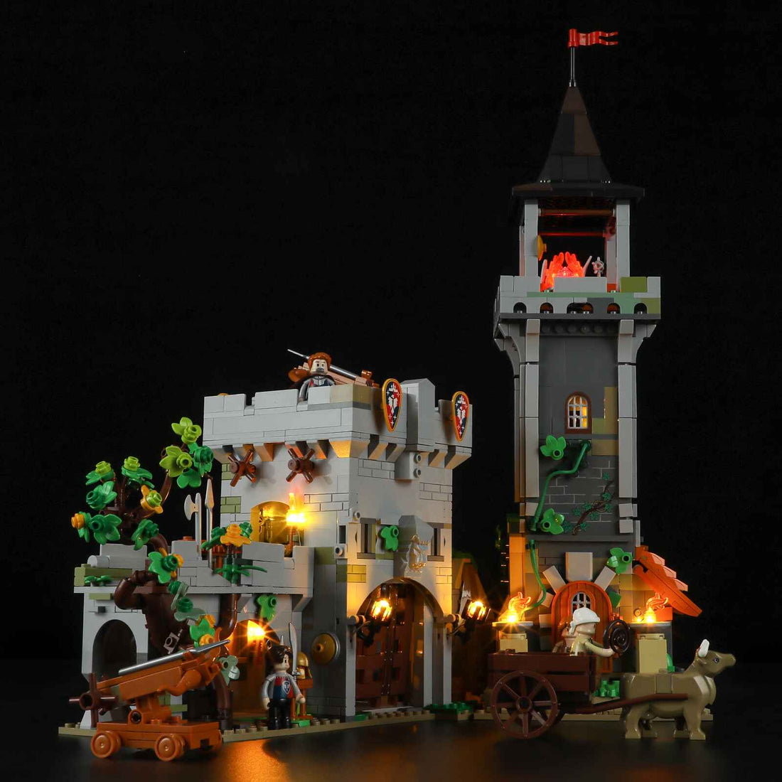 Medieval Watchtower 1625pcs - Happy Brick Land