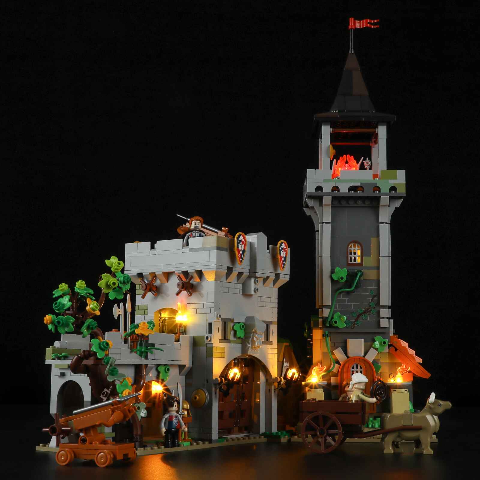 Medieval Watchtower 1625PCS - Happy Brick Land 