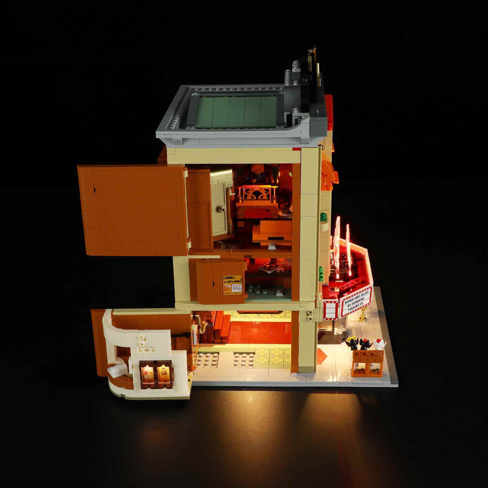 Balcony Theatre 2445PCS - Happy Brick Land