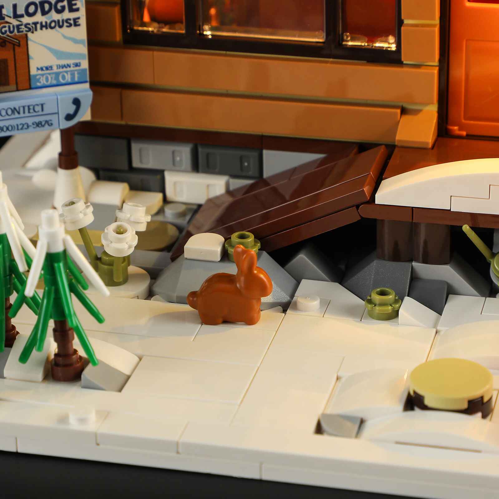Ski Lodge 2187PCS - Happy Brick Land