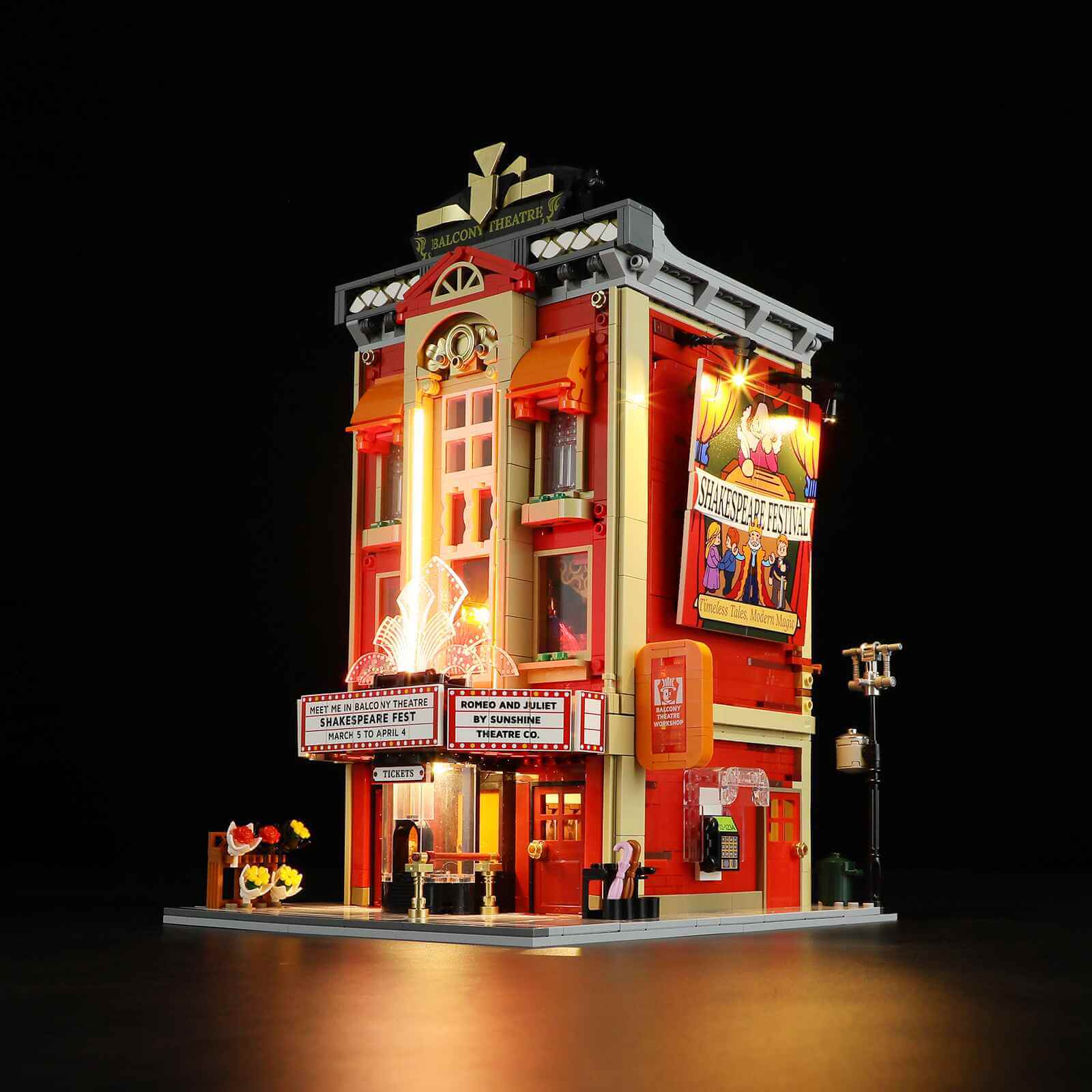 Balcony Theatre 2445PCS - Happy Brick Land