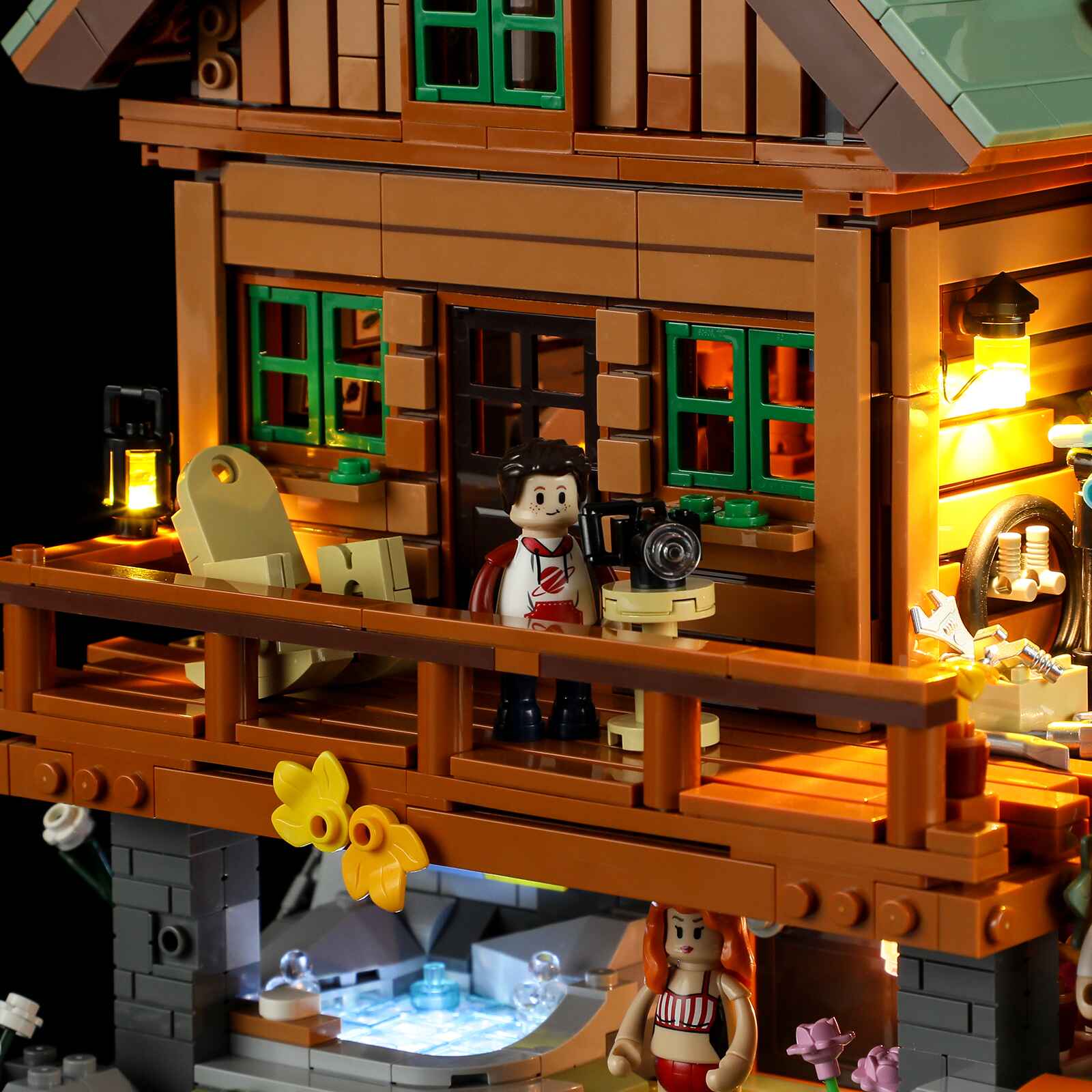 Mountain Cabin 2255PCS - Happy Brick Land 