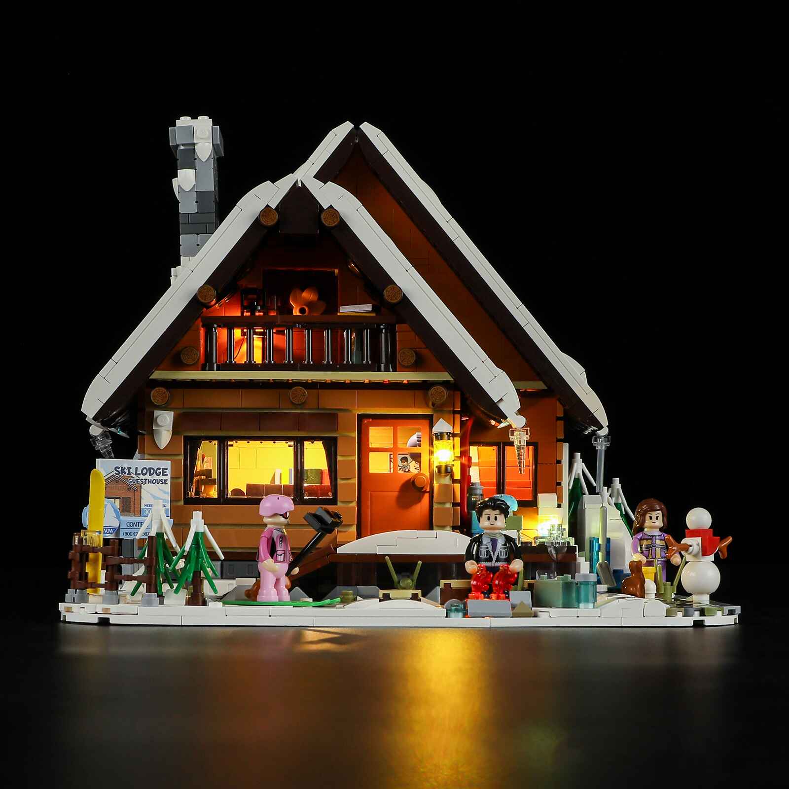 Ski Lodge 2187PCS - Happy Brick Land