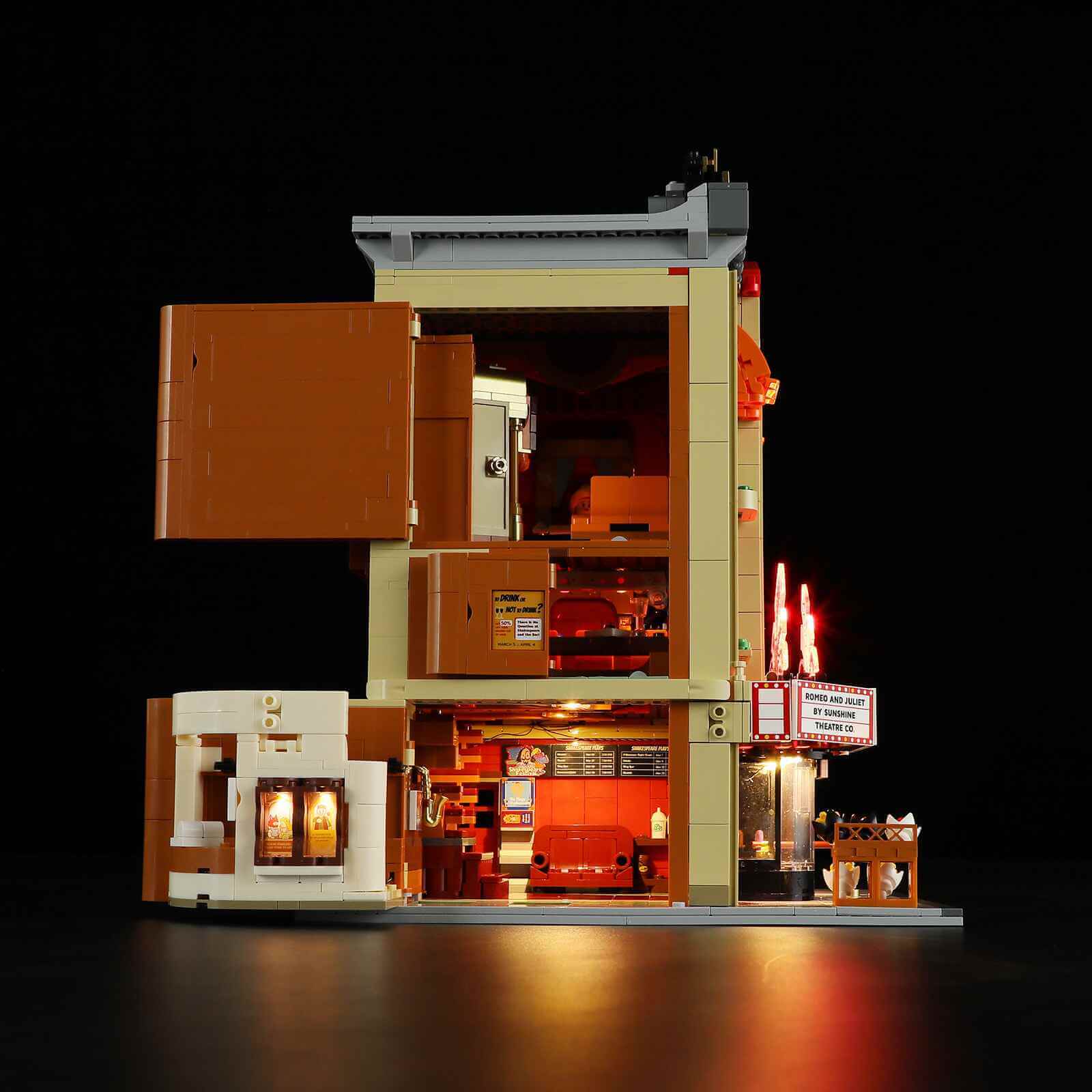 Balcony Theatre 2445PCS - Happy Brick Land