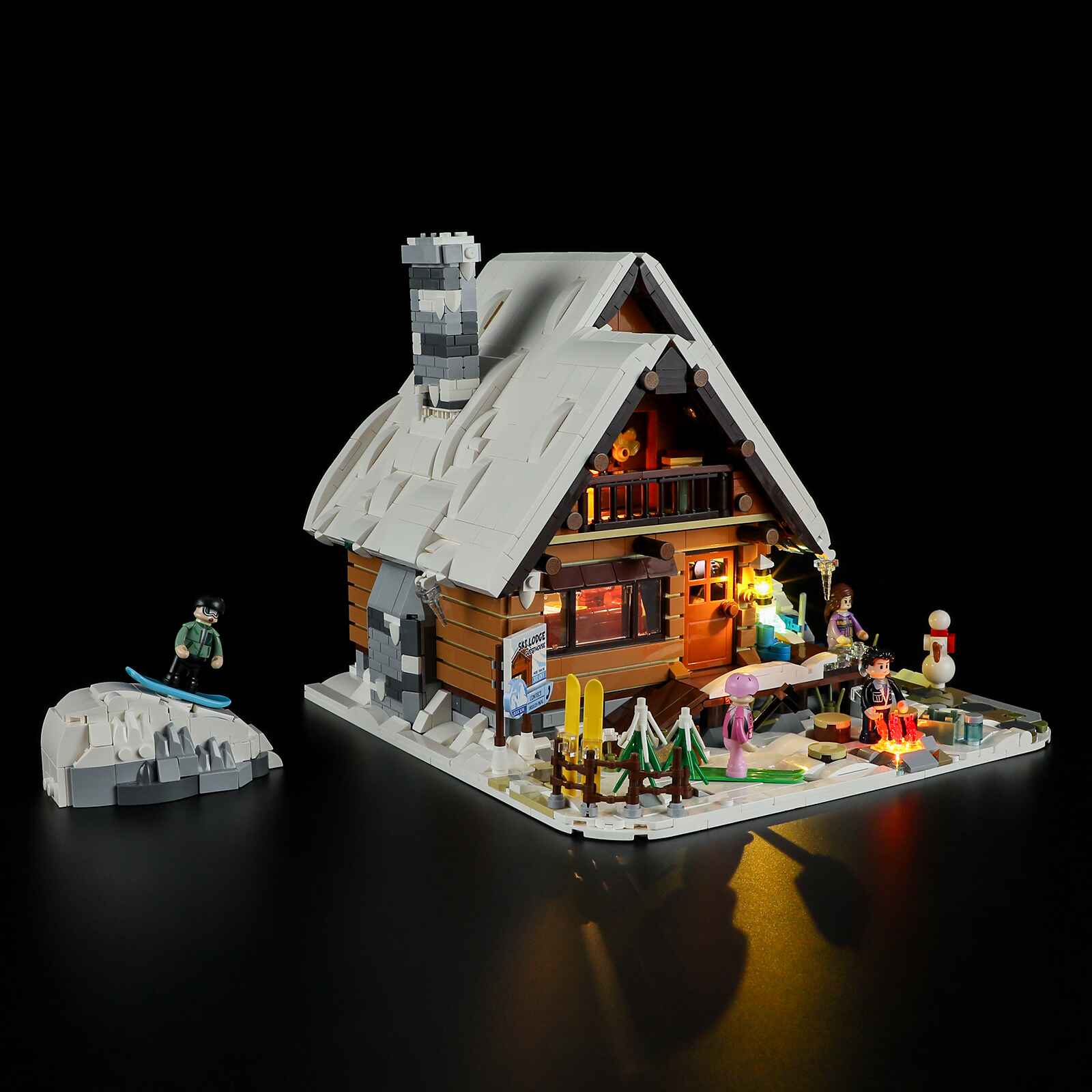 Ski Lodge 2187PCS - Happy Brick Land