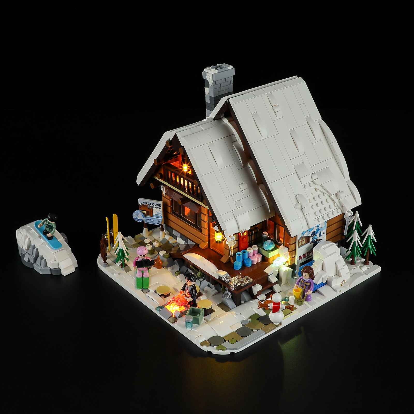 Ski Lodge 2187PCS - Happy Brick Land