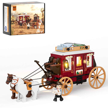 Western Stagecoach 293PCS - Happy Brick Land