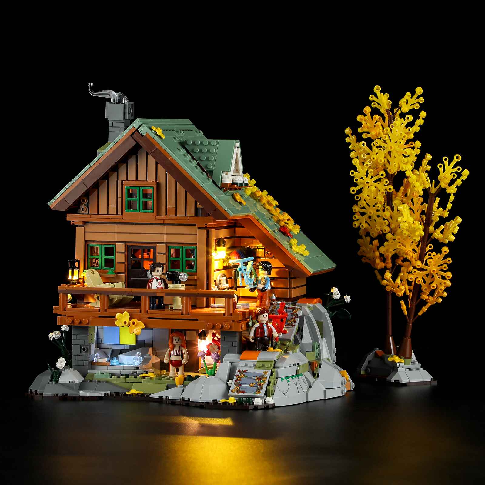 Mountain Cabin 2255PCS - Happy Brick Land 