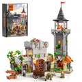 Medieval Watchtower 1625pcs - Happy Brick Land