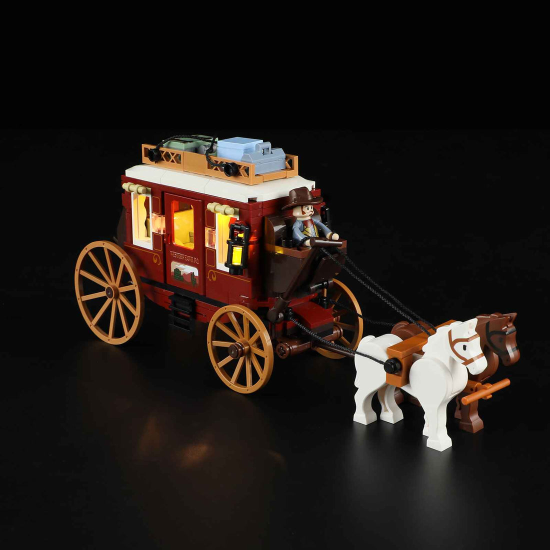 Western Stagecoach 293PCS - Happy Brick Land