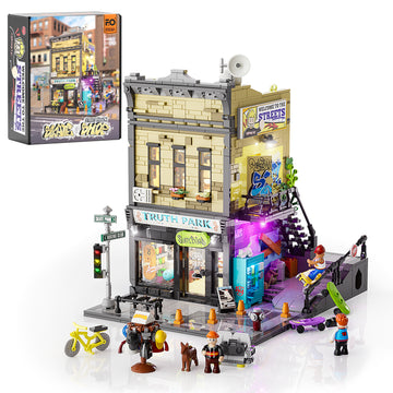 Skate Shop 1573PCS - Happy Brick Land
