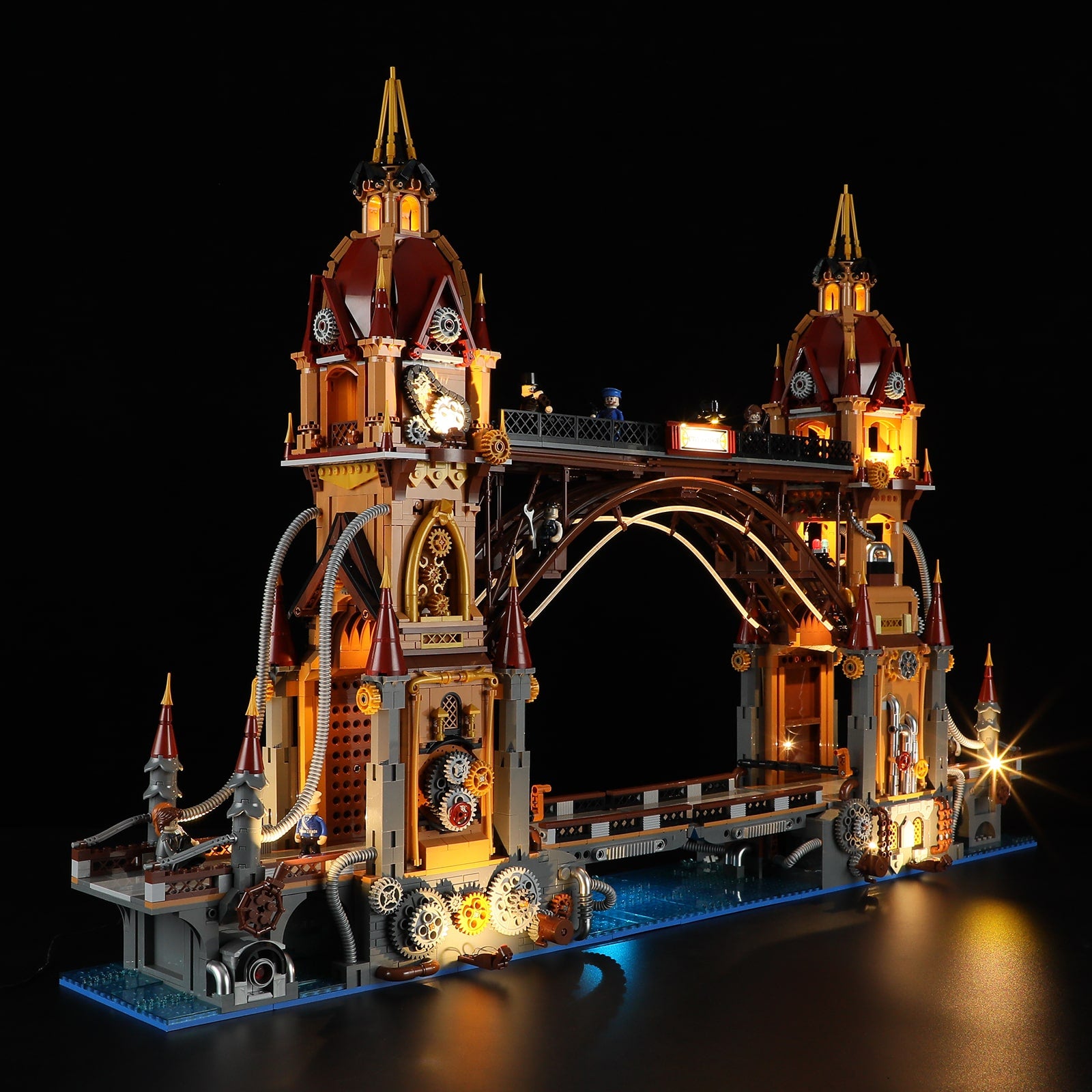 Steampunk City Bridge - Happy Brick Land