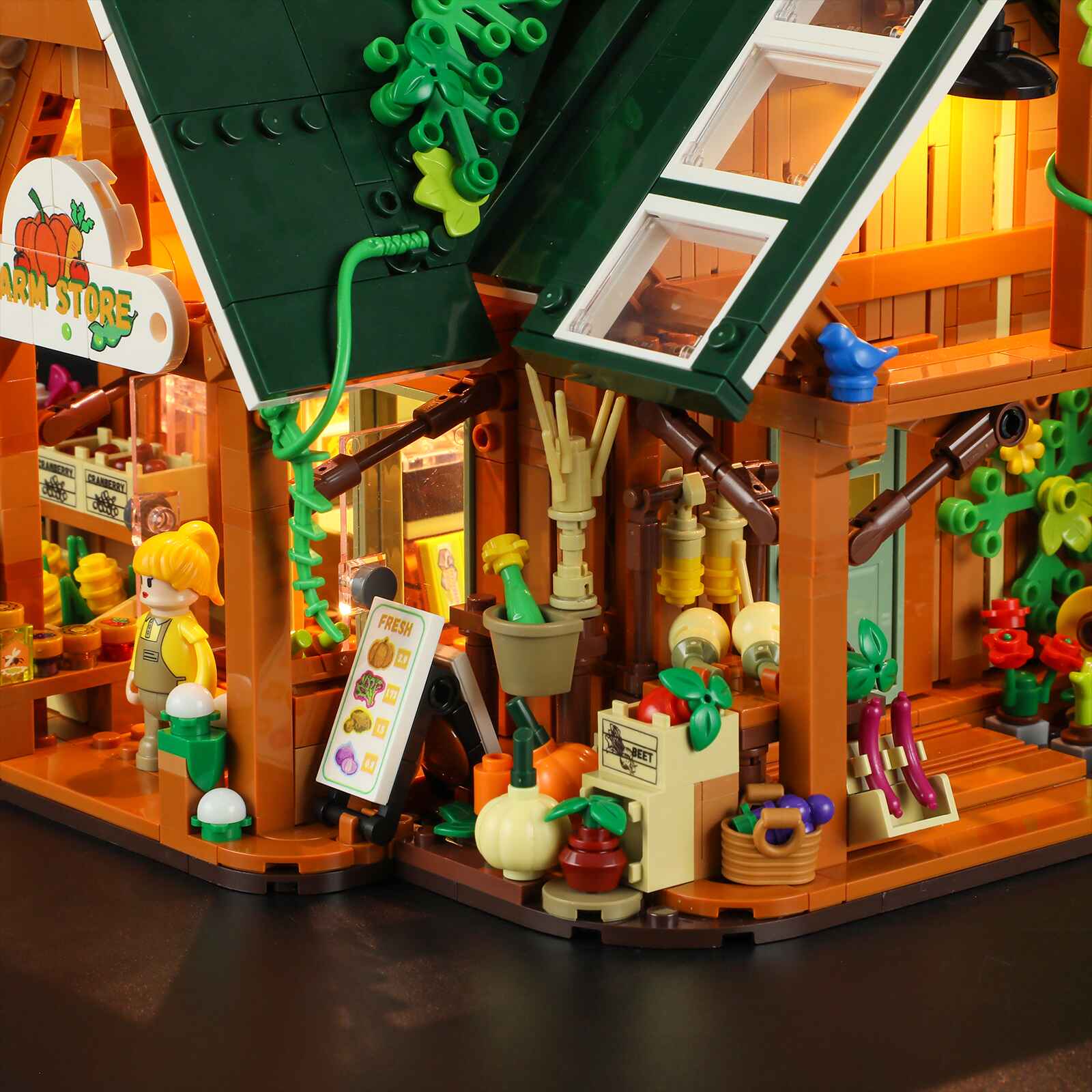 Farm Store 1523PCS - Happy Brick Land 