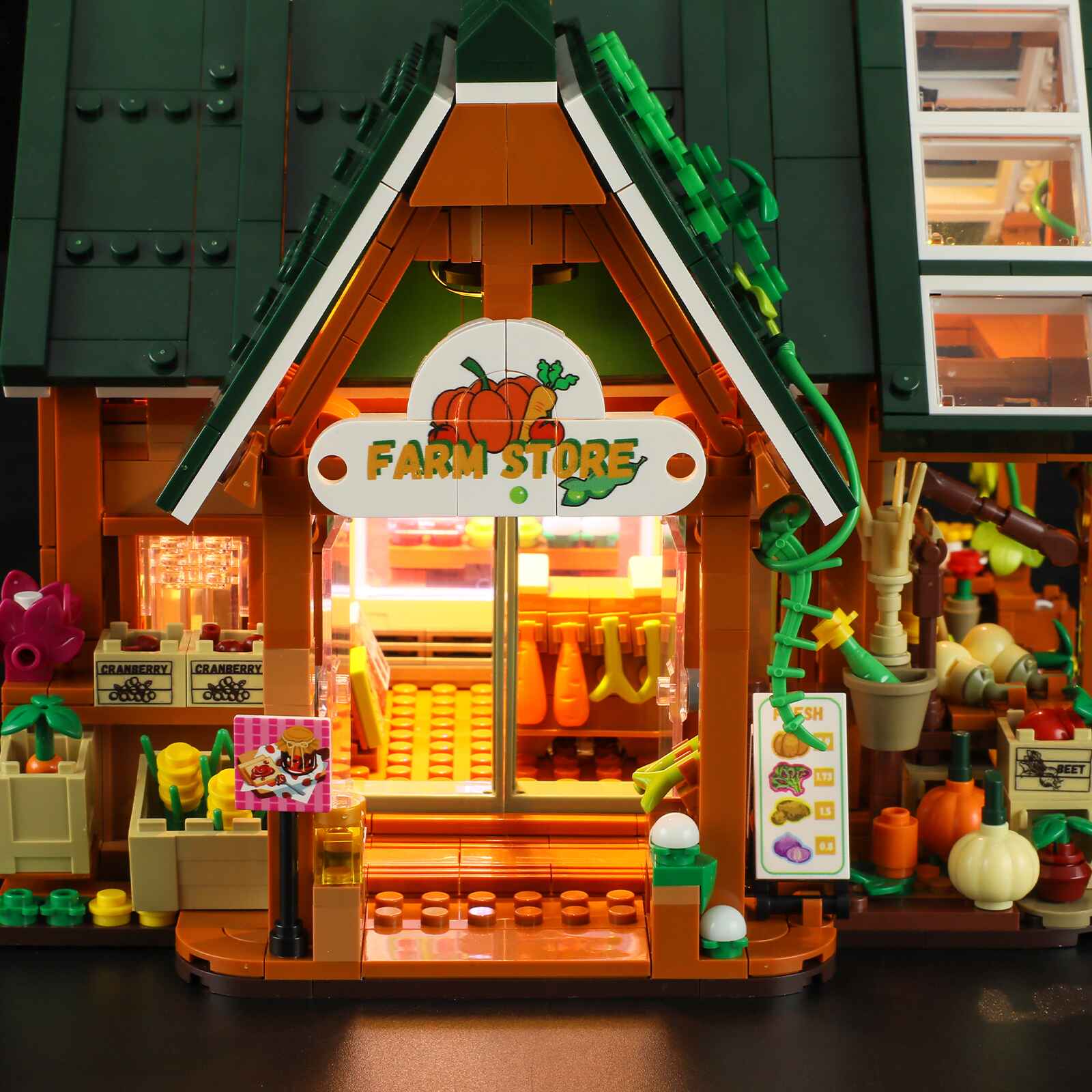Farm Store 1523PCS - Happy Brick Land 