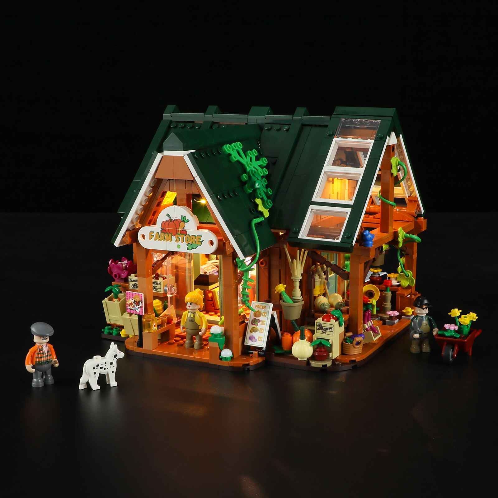 Farm Store 1523PCS - Happy Brick Land 