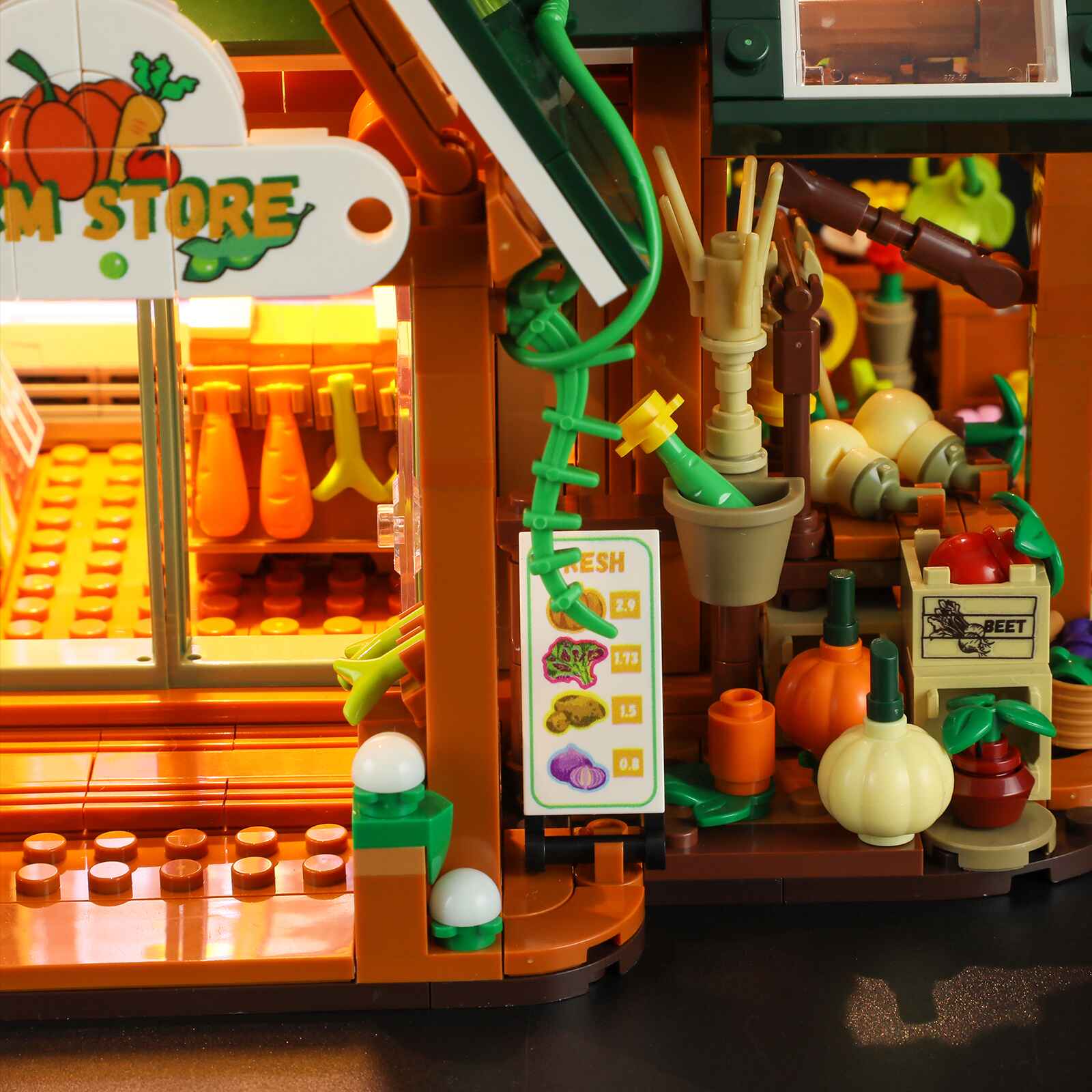 Farm Store 1523PCS - Happy Brick Land 