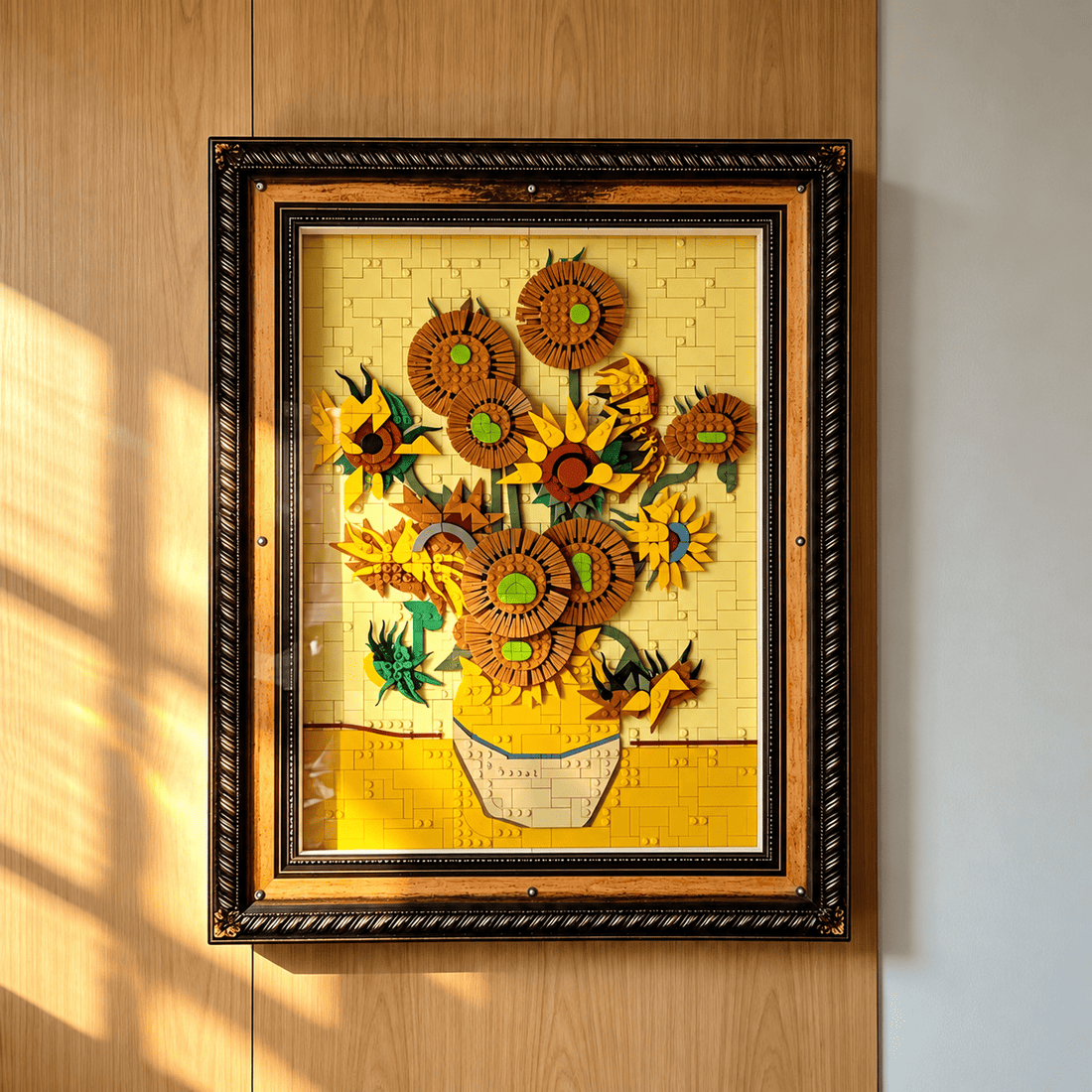 Wall Mounted Display Case for LEGO® Art: Vincent van Gogh – Sunflowers 31215