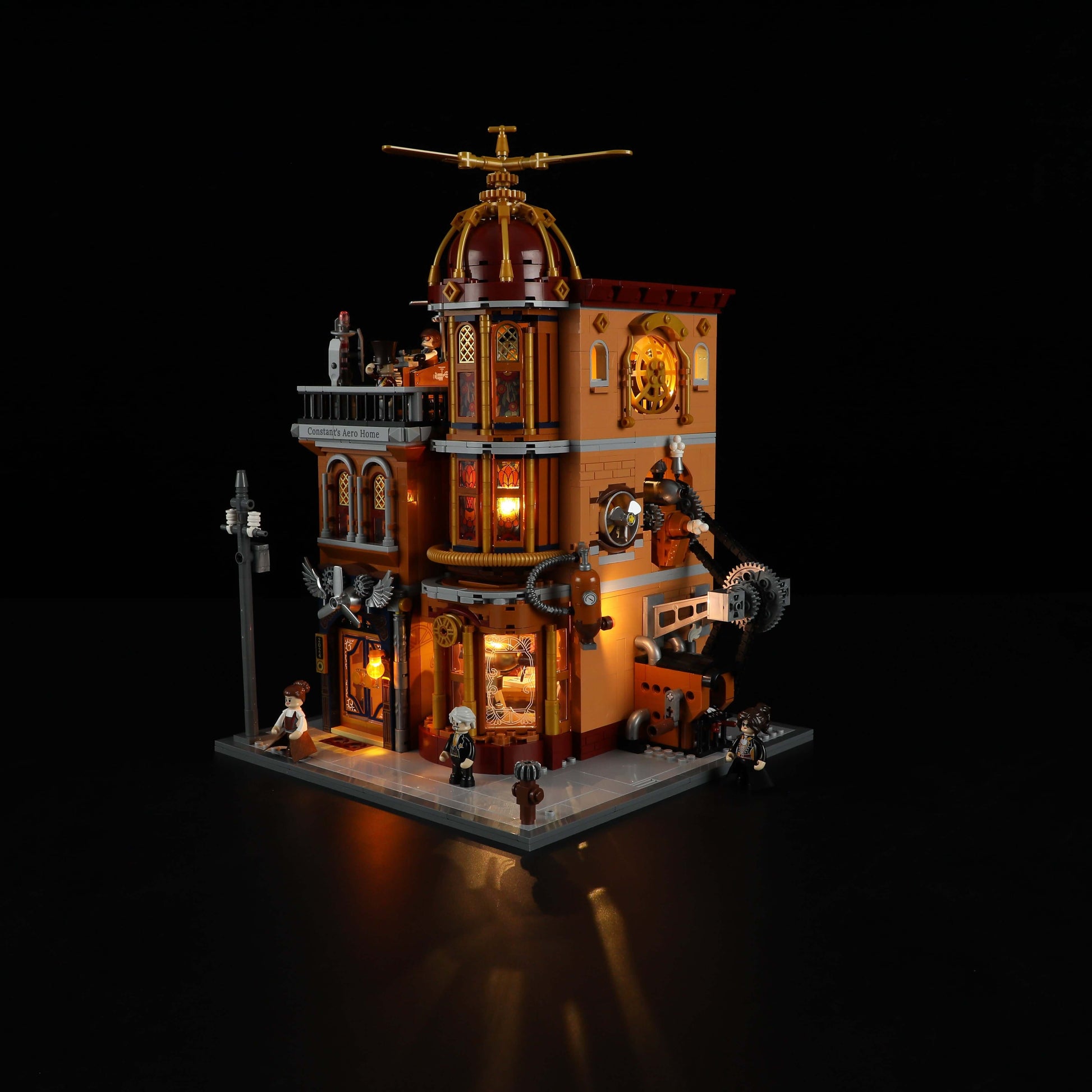 Steampunk Flying Club 1858PCS - Happy Brick Land