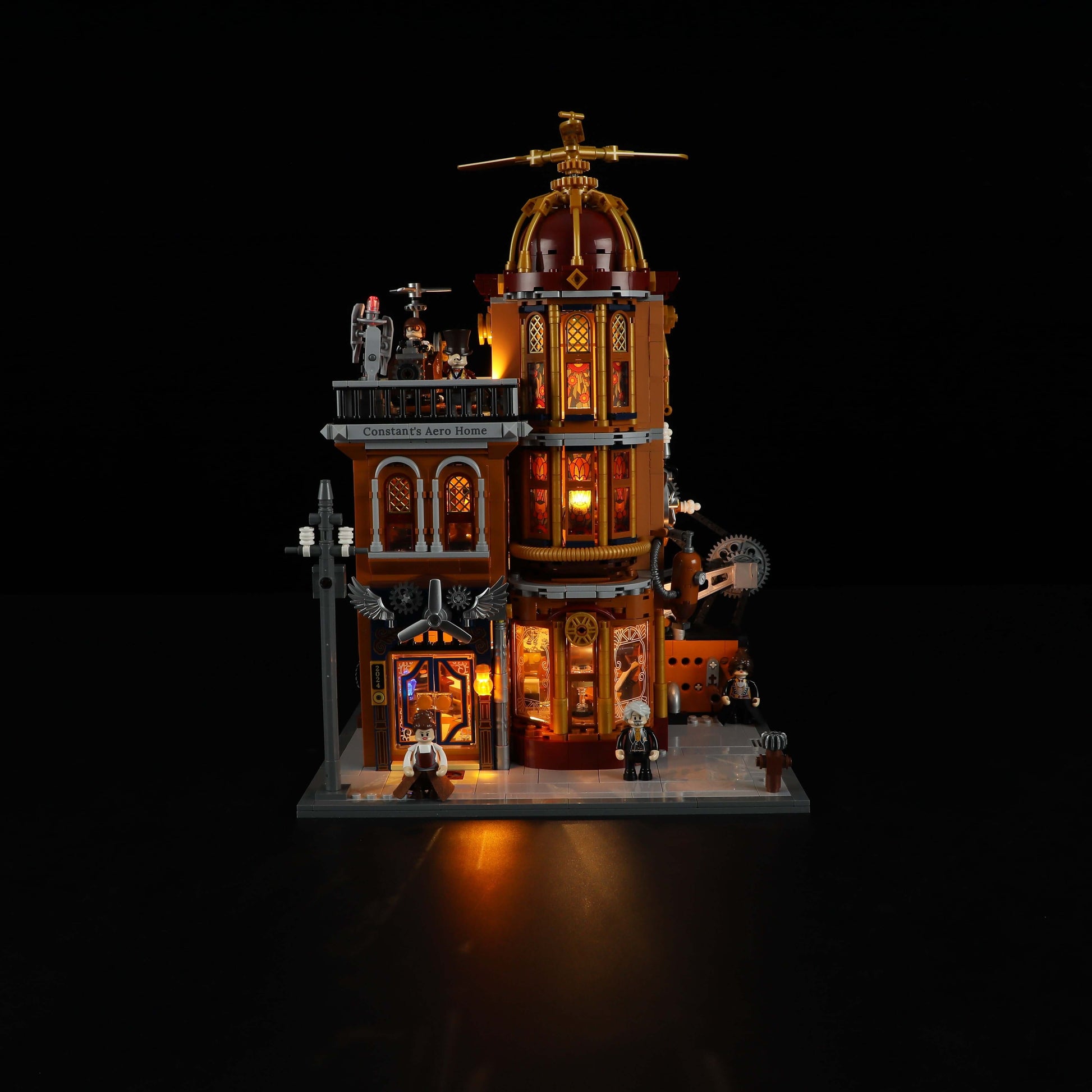 Steampunk Flying Club 1858PCS - Happy Brick Land