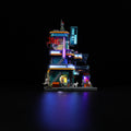 Cyberpunk Neoncity Apartment 2507PCS - Happy Brick Land