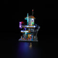 Cyberpunk Neoncity Apartment 2507PCS - Happy Brick Land