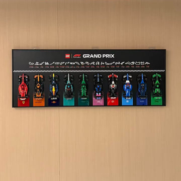 Wall Display for Speed Champion F1 Series(For 77242–77251 | Black Matted)