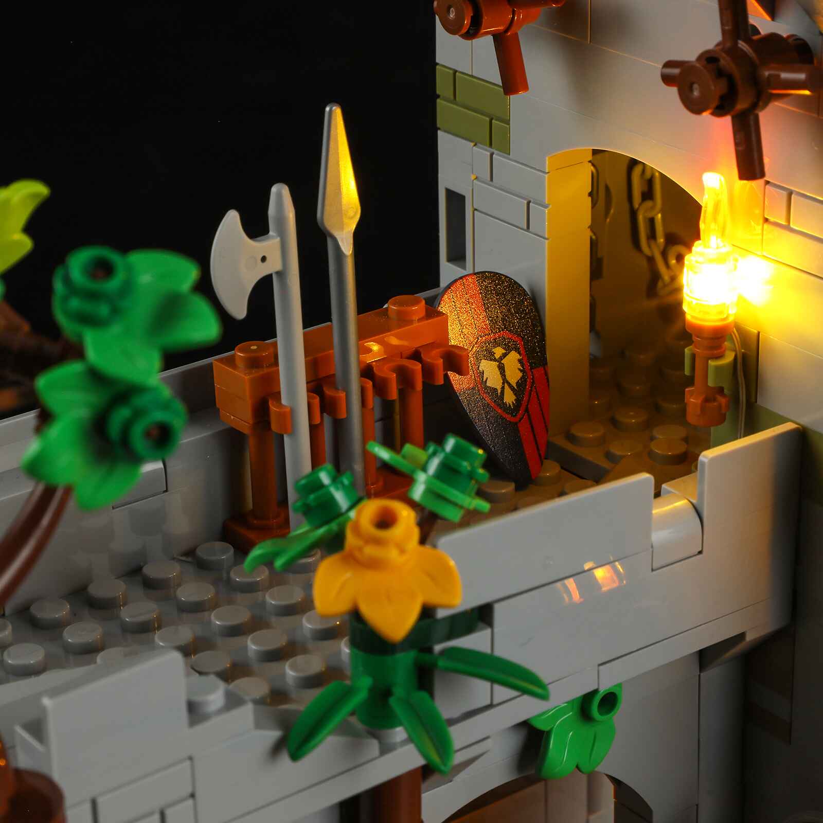 Medieval Watchtower 1625PCS - Happy Brick Land 