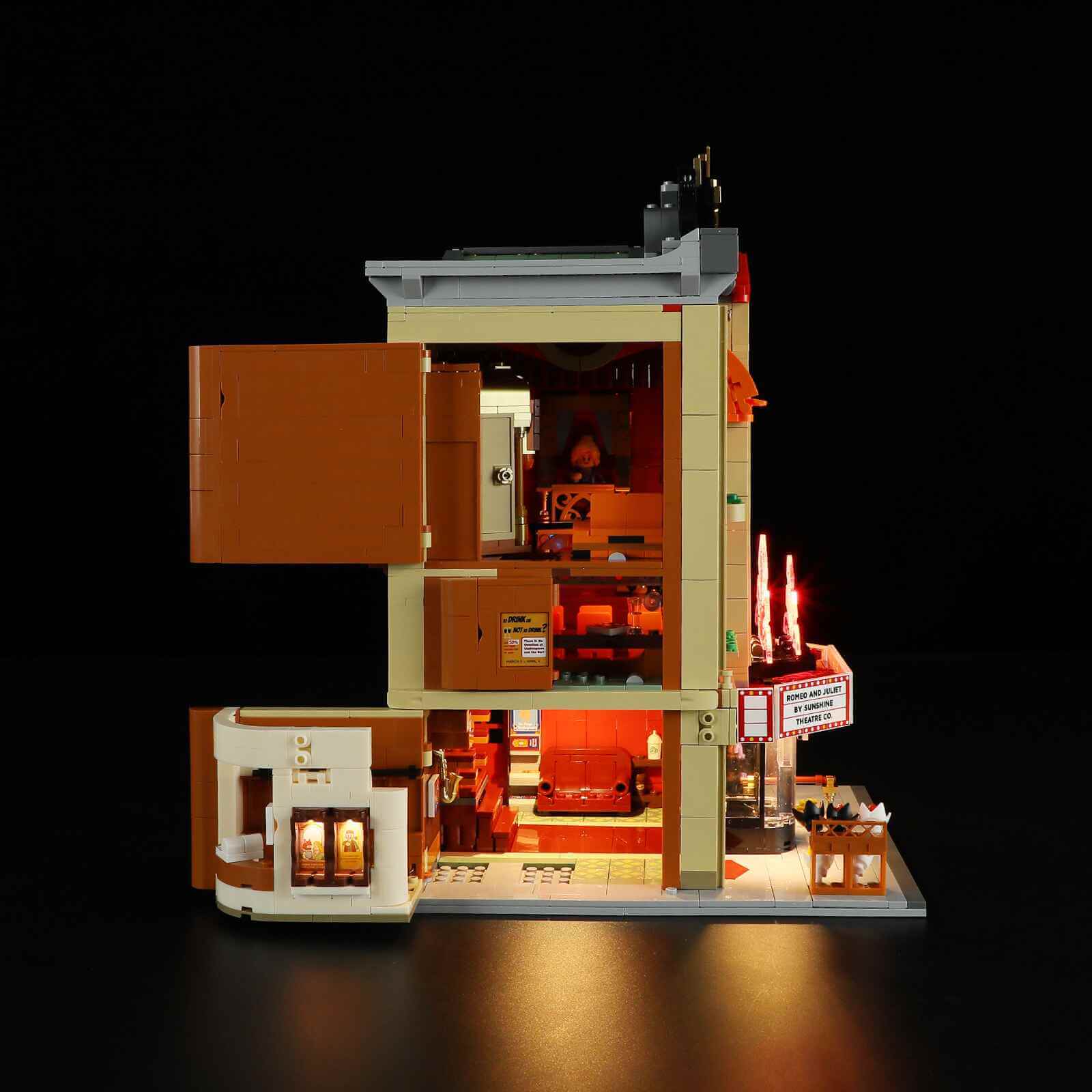 Balcony Theatre 2445PCS - Happy Brick Land