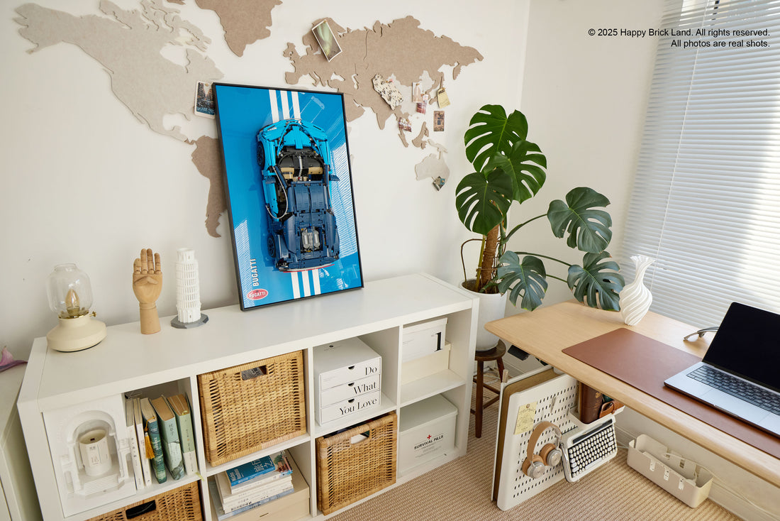 Wall Mount Display Frame for Supercar Model 42083