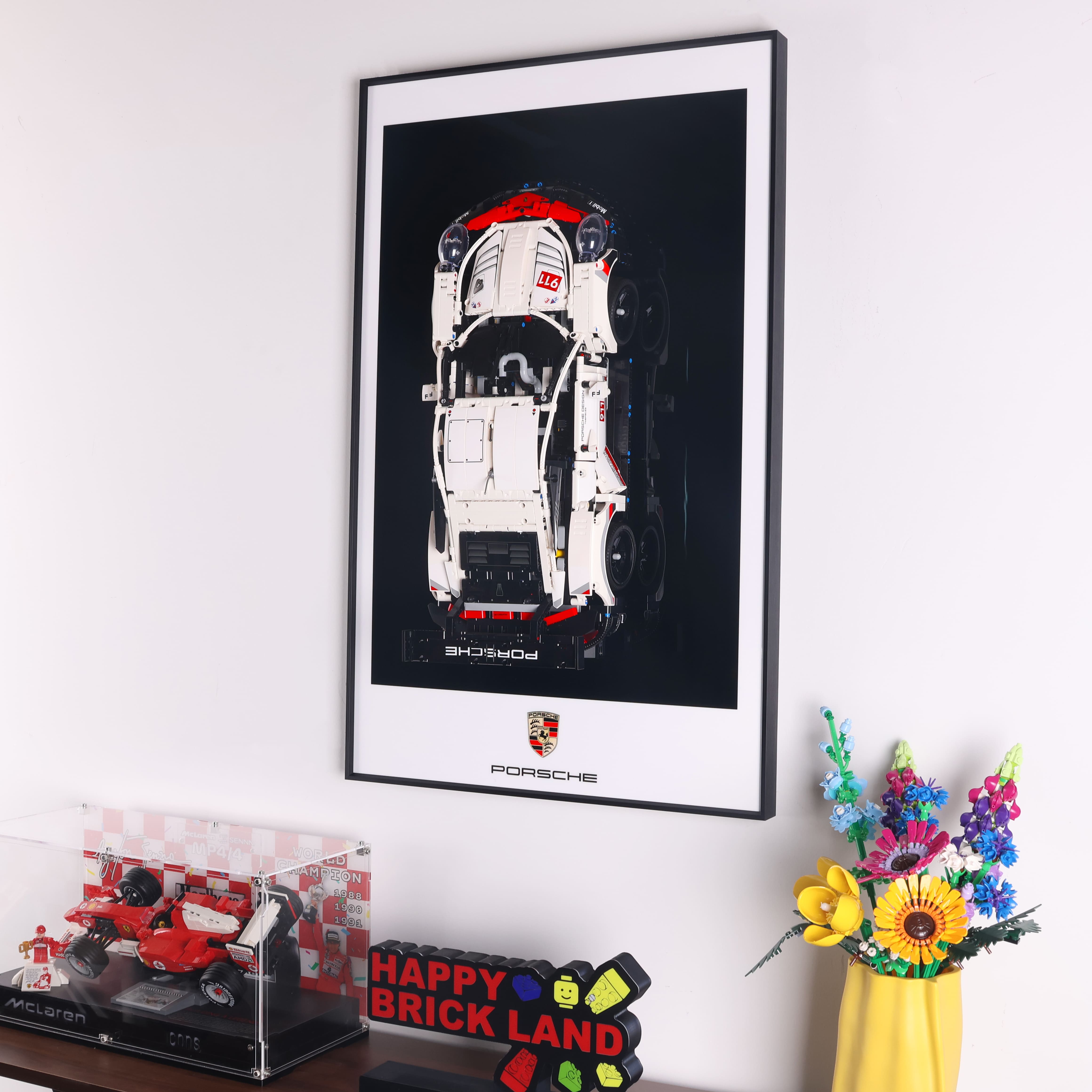 ＼ハンドメイド／ ゆきかわページ Display Frame for Technical Racing Car Model 911 RSR 42096 | Happy