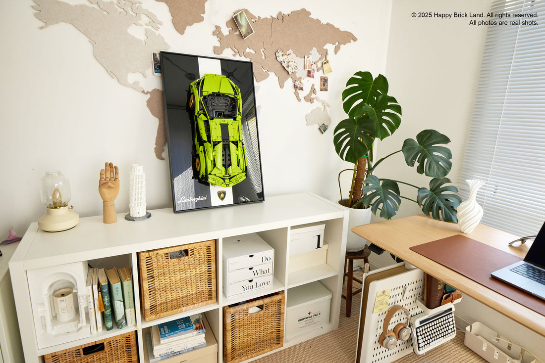 Wall Mount Display Frame for Supercar Model 42115