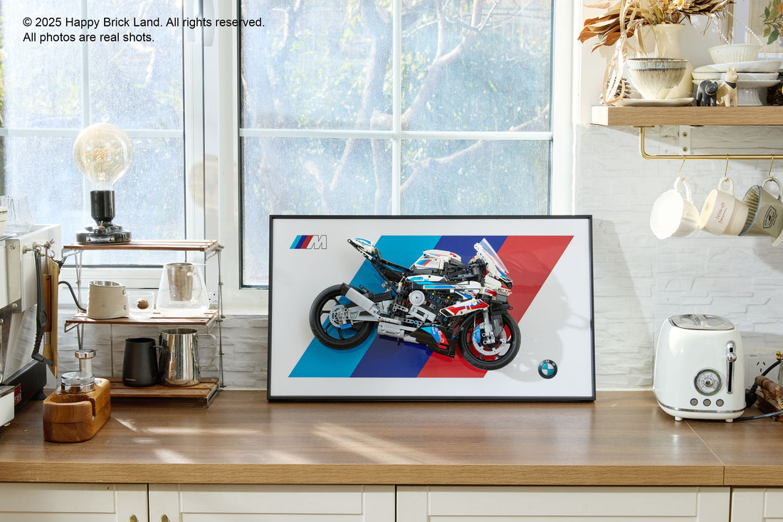 Wall Mount Display Frame for Technical Motorbike Model 42130