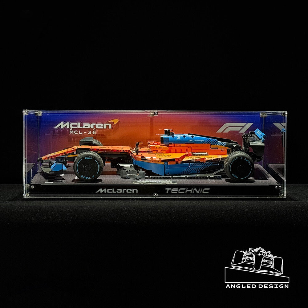 Modular Display Case for McLaren MCL36 Race Car - 42141