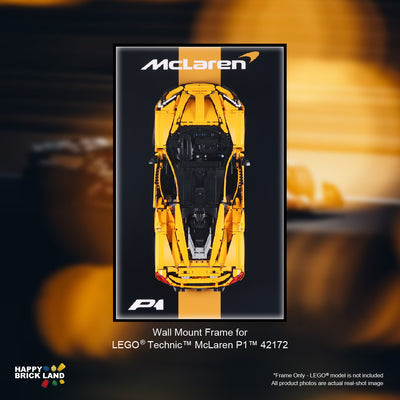 Wall Mount Display Frame for Supercar Model 42172