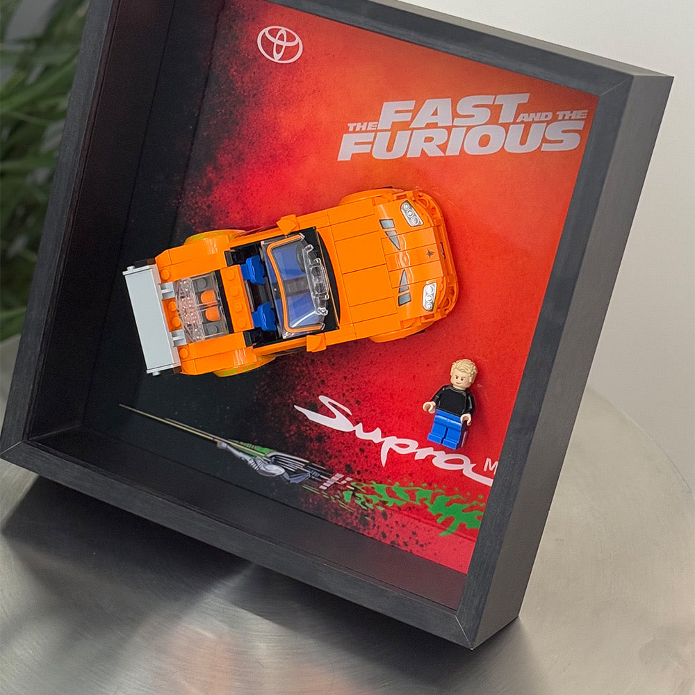 Display Frame for Speed Champion The Fast and The Furious Toyota Supra MK4 #77260