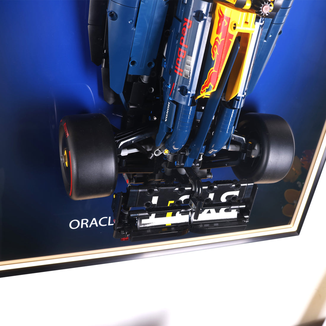 Wall Mount Display Frame for Formula 1 Racing Car Model RB20 42206