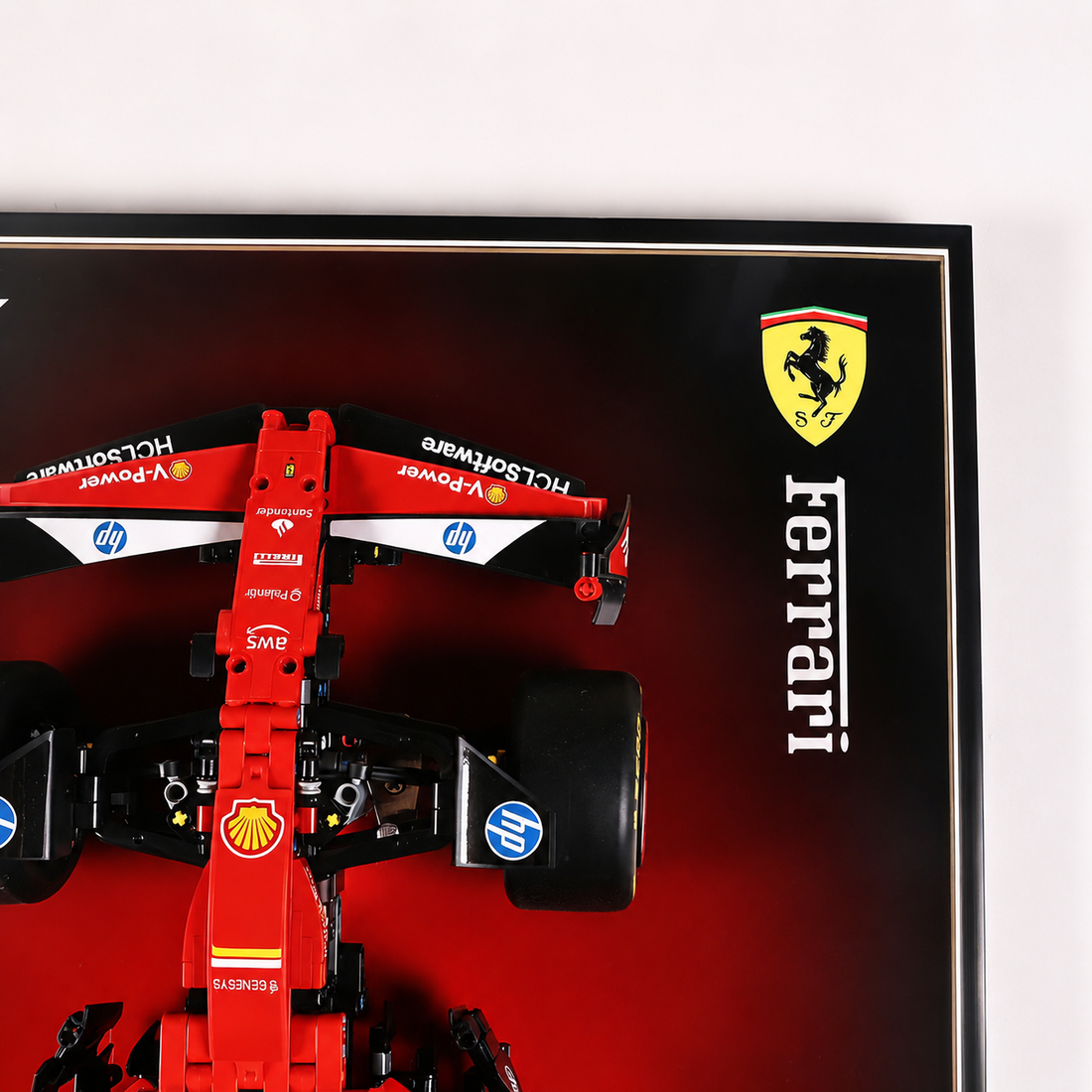 Wall Mount Display Frame for Formula 1 Racing Car Model SF-24 42207 ...