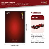 Wall Mount Display Frame for Formula 1 Racing Car Model SF-24 42207
