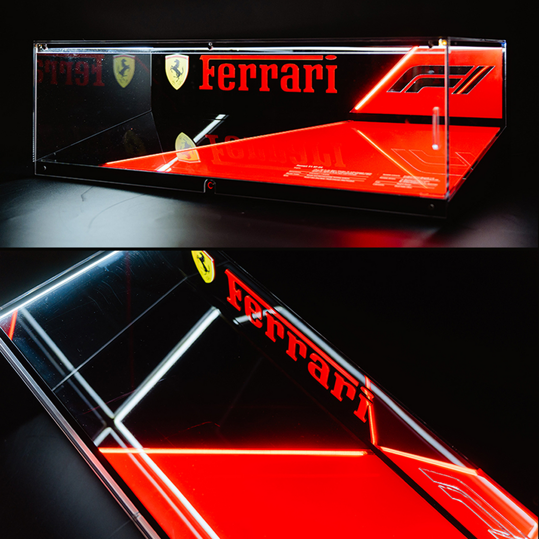 LED Acrylic Display Case for F1 SF-24 #42207