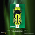 Wall mount frame for LEGO Technic Lamborghini Sián FKP 37 42115 on a green background
