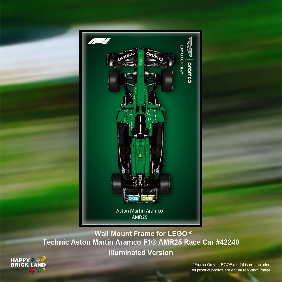 「PREORDER」Wall Mount Display Frame for Aston Martin Aramco AMR25 F1® Car 42240