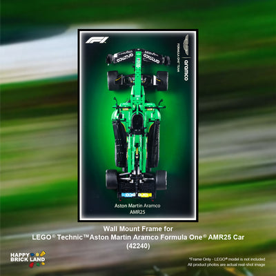 Wall Mount Display Frame for Aston Martin Aramco AMR25 F1® Car 42240
